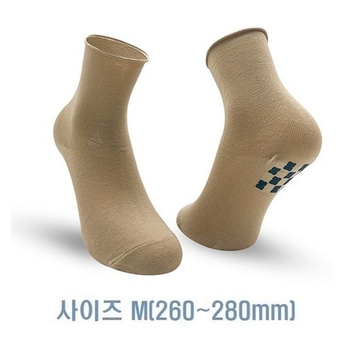 위풋 논슬립 돌돌이양말 양면 베이지 M사이즈 (남여공용)