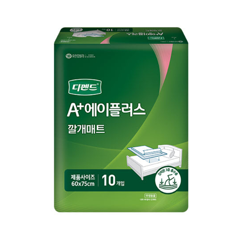 디펜드 A+에이플러스 깔개매트 (10입 × 10팩=100장) / 사이즈 60×75cm